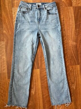 Like new Light Wash Straight-Leg Oat Jeans